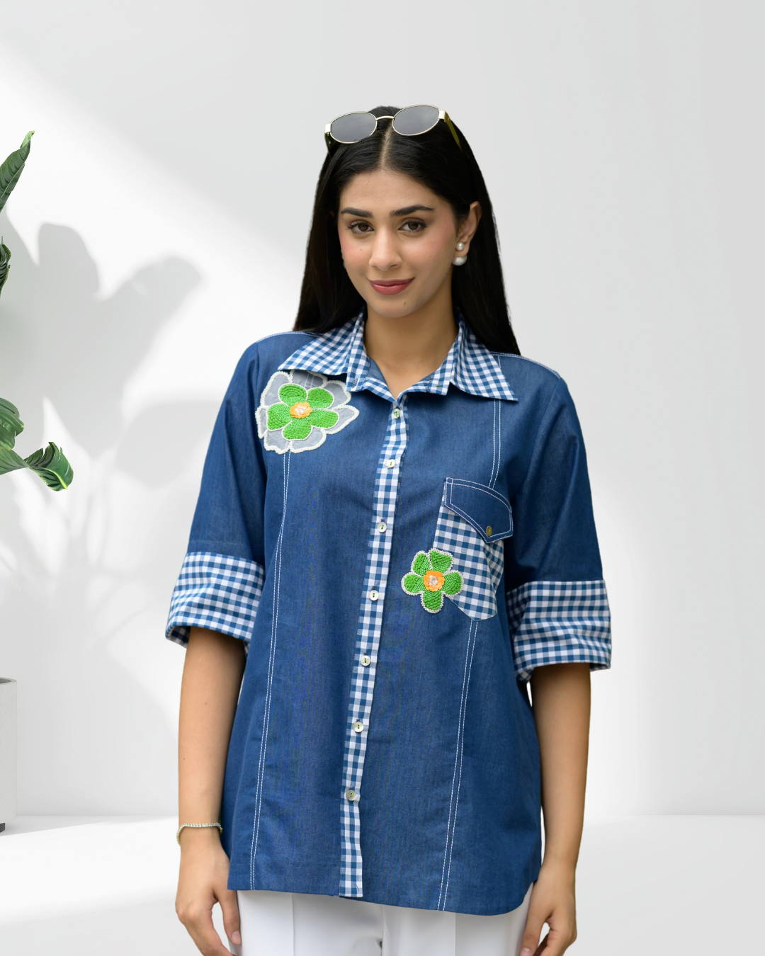 Indigo Garden Shirt — alternate view 2