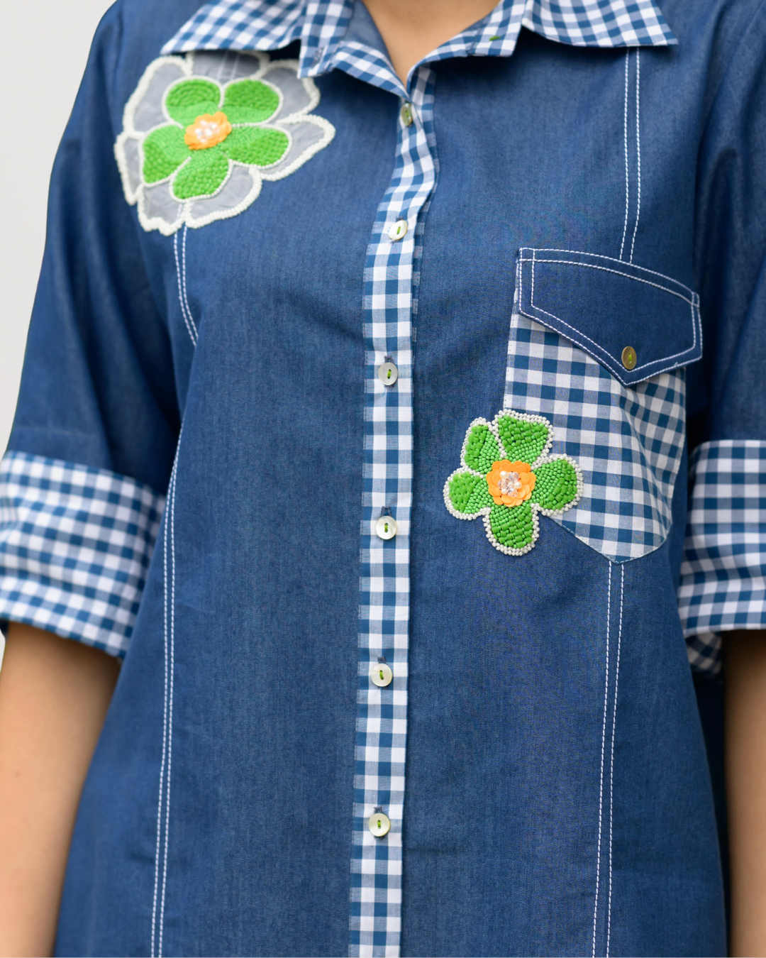 Indigo Garden Shirt — alternate view 3