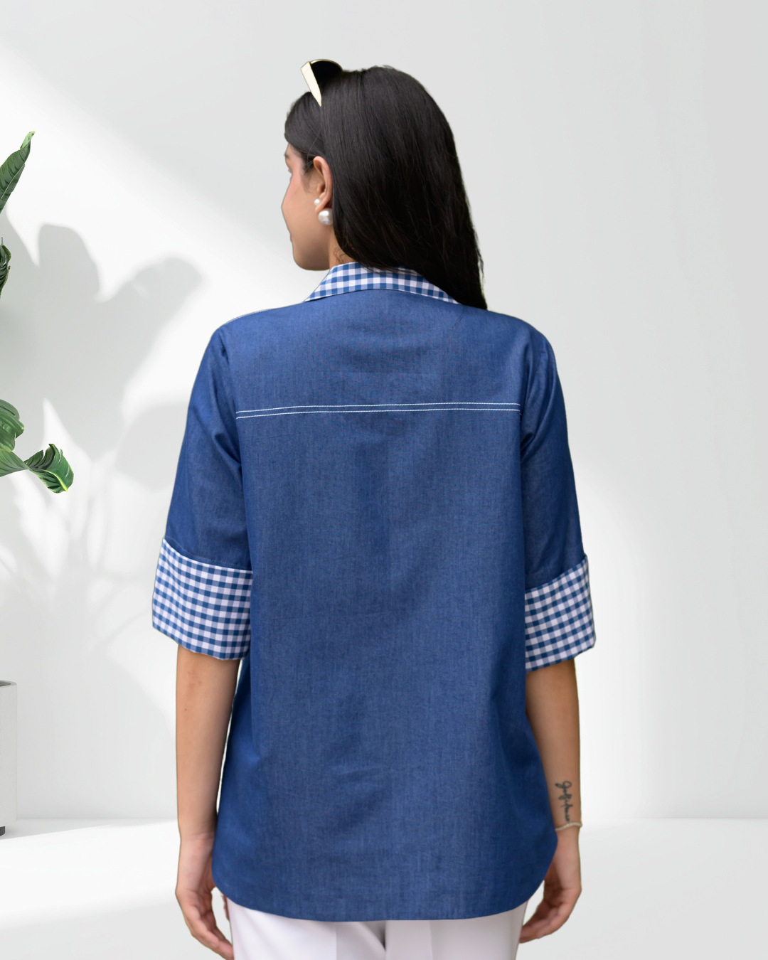 Indigo Garden Shirt — alternate view 4