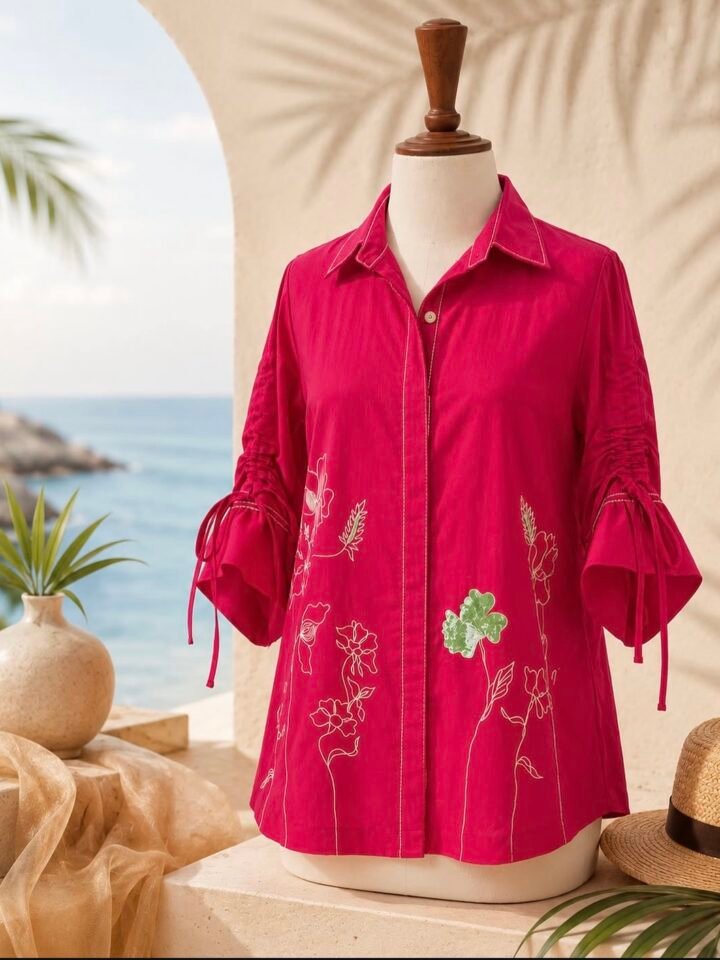 Wildflower Fuchsia Shirt