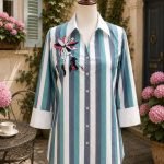 Aqua Petals Shirt