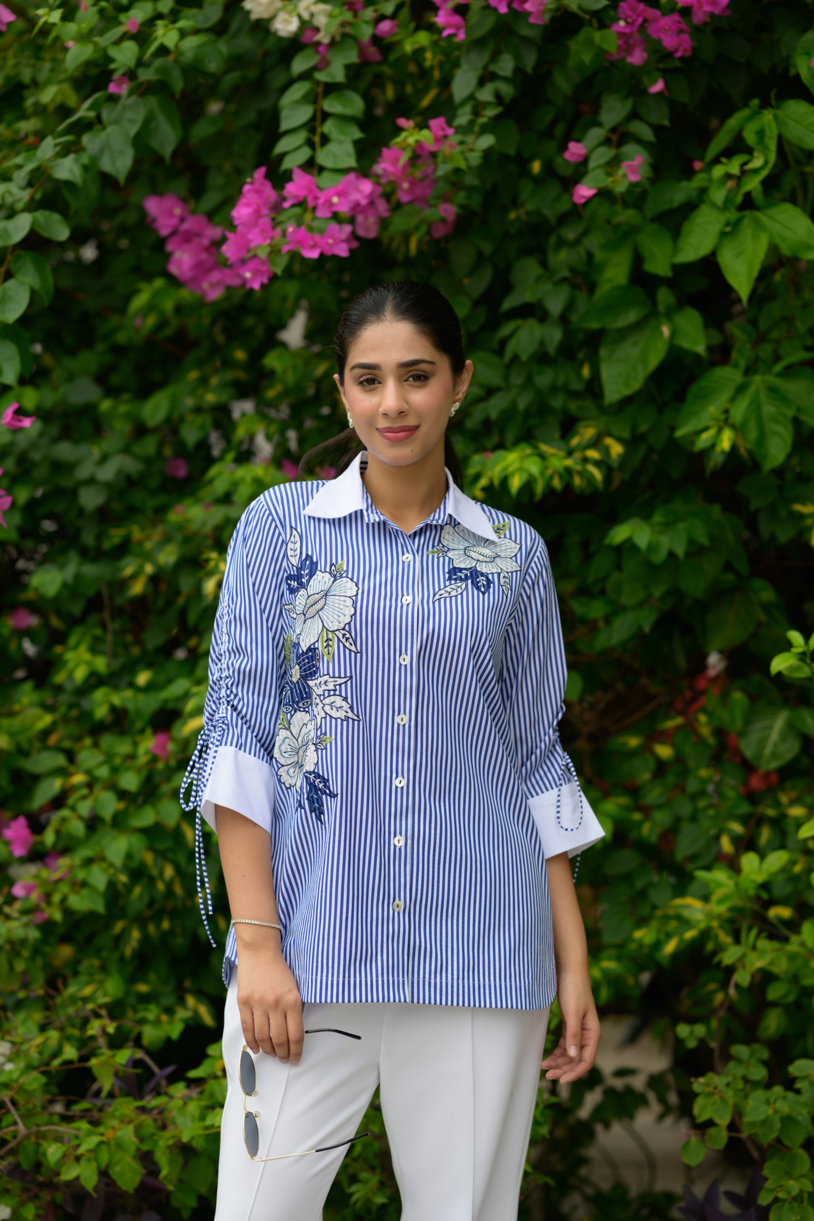 Azure Bloom Shirt — alternate view 3
