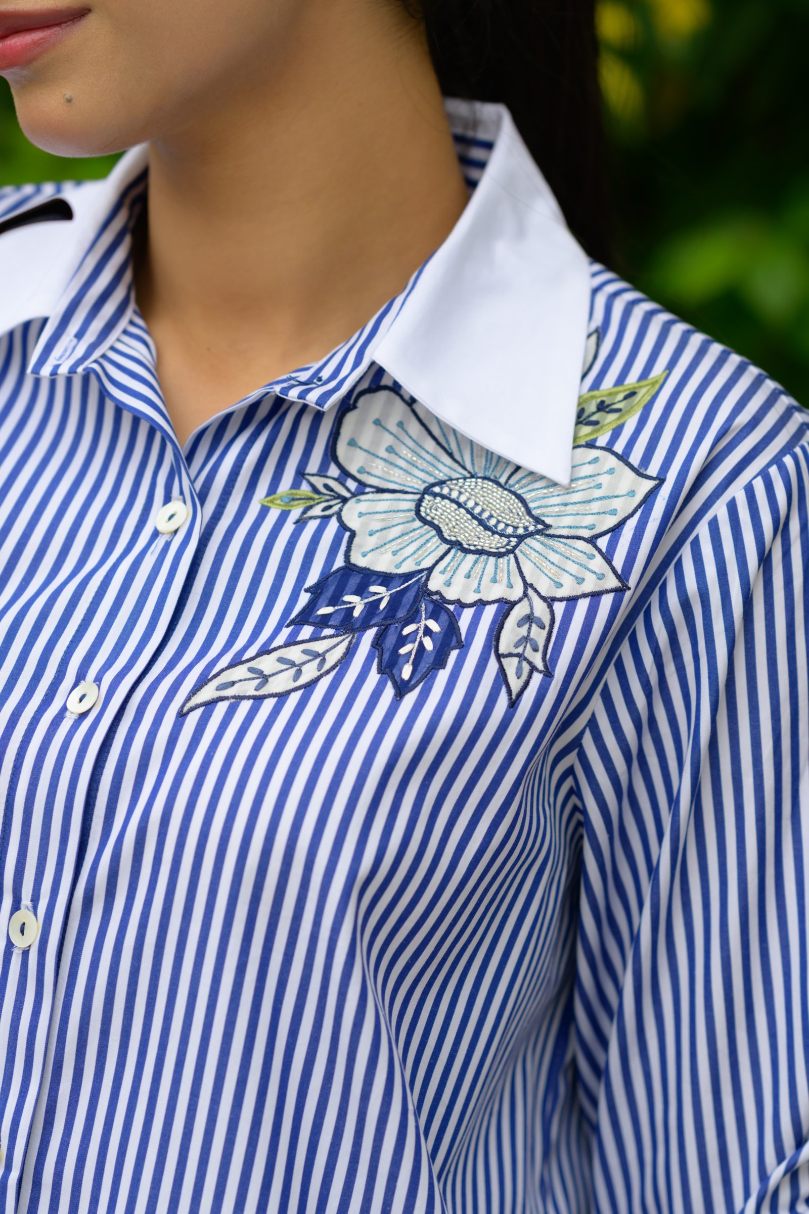 Azure Bloom Shirt — alternate view 5