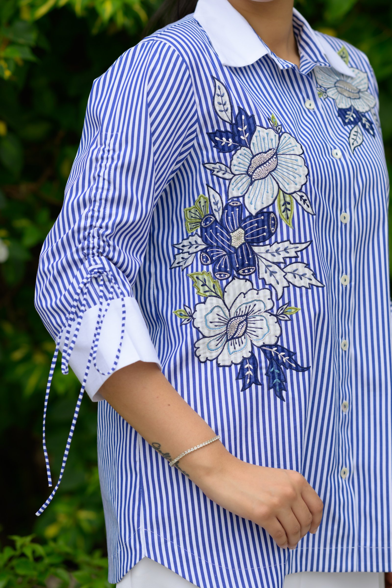 Azure Bloom Shirt — alternate view 4