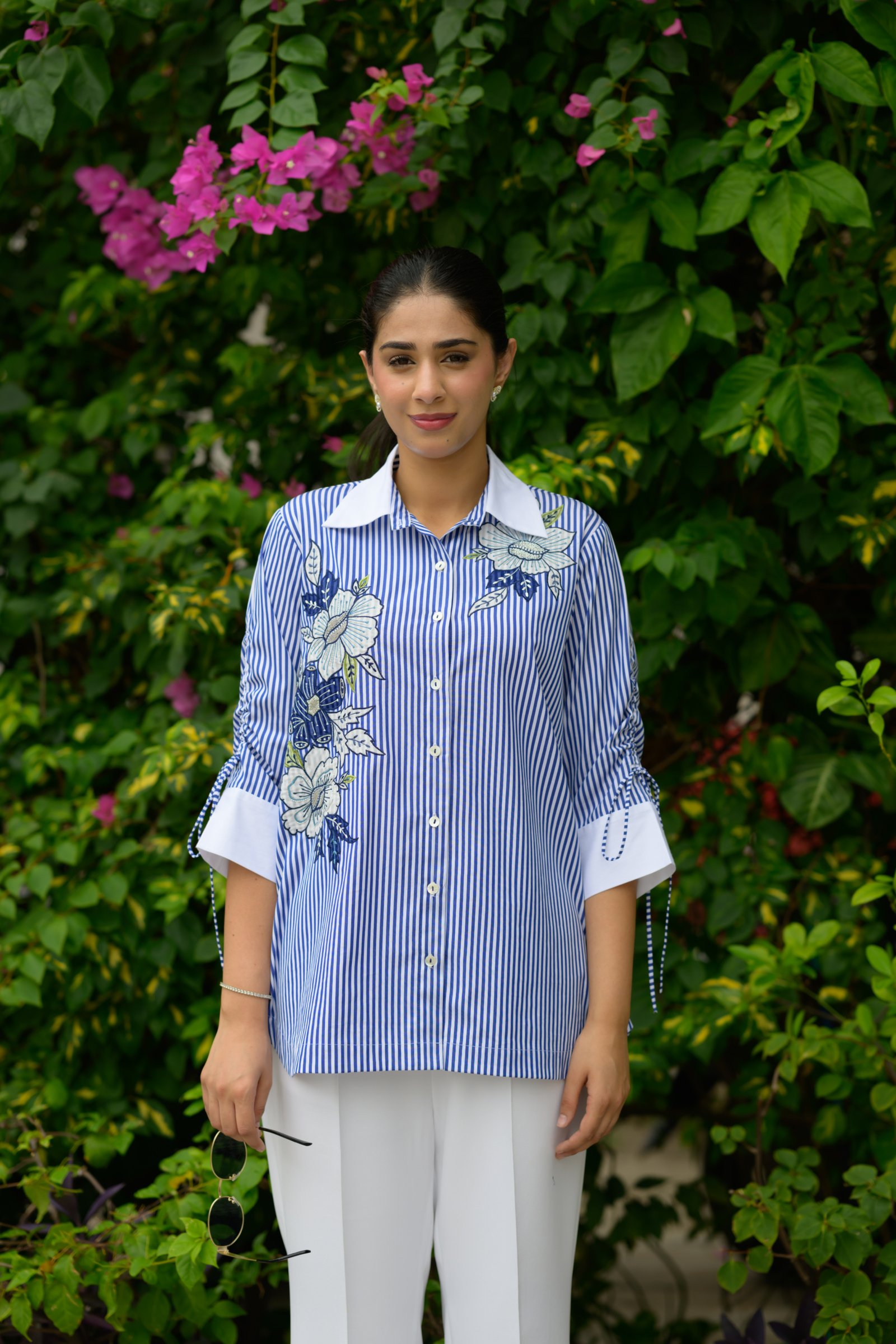 Azure Bloom Shirt — alternate view 2