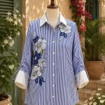 Azure Bloom Shirt