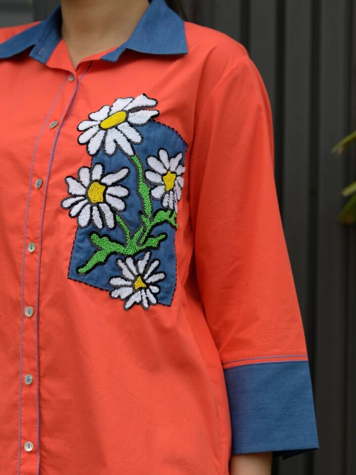 Scarlet Daisy Shirt — alternate view 3