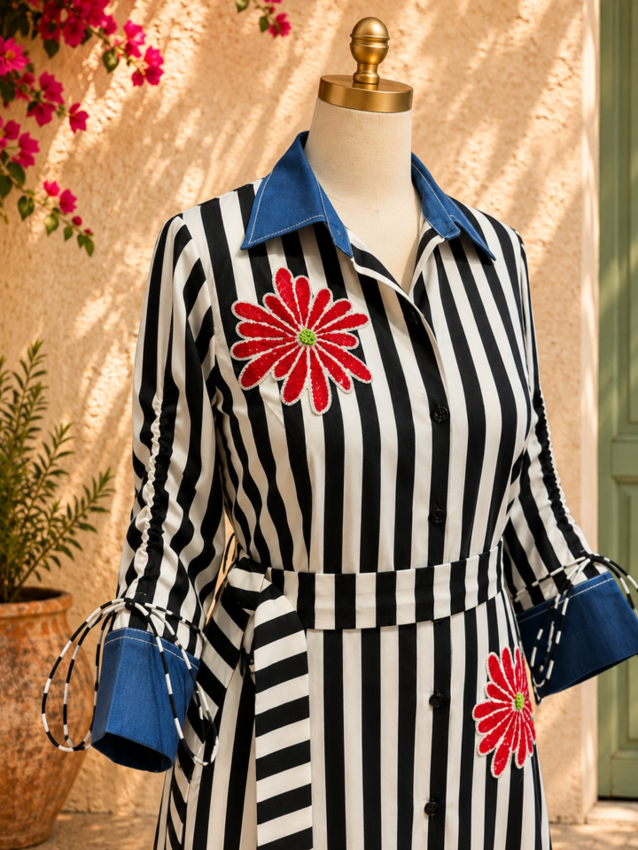 Bloom Stripe Dress — alternate view 3