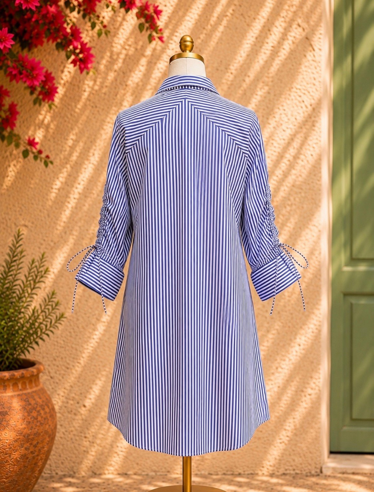 Pink Petal Shirt Dress — alternate view 4