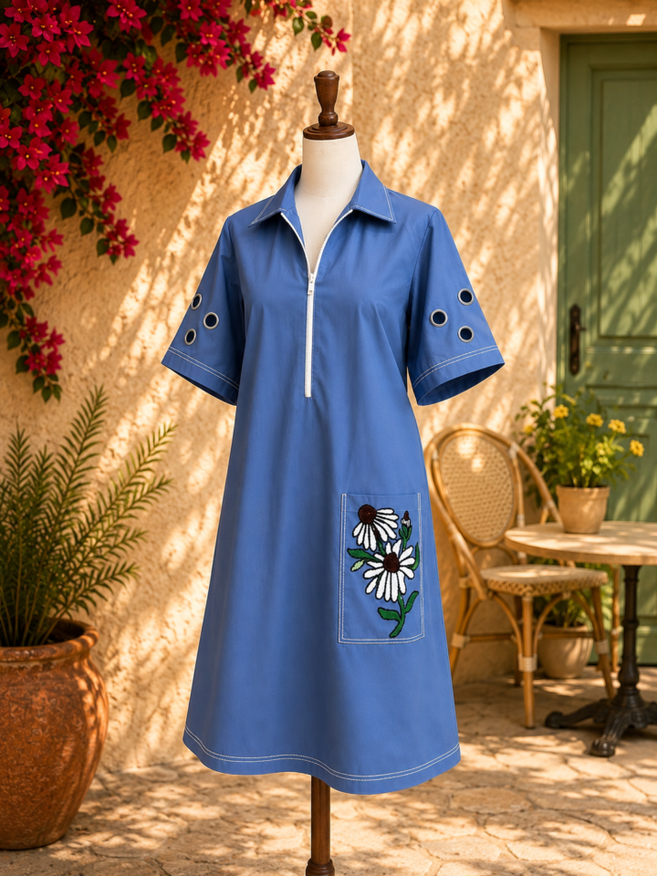 Slate Blossom Dress — alternate view 2