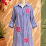 Pink Petal Shirt Dress