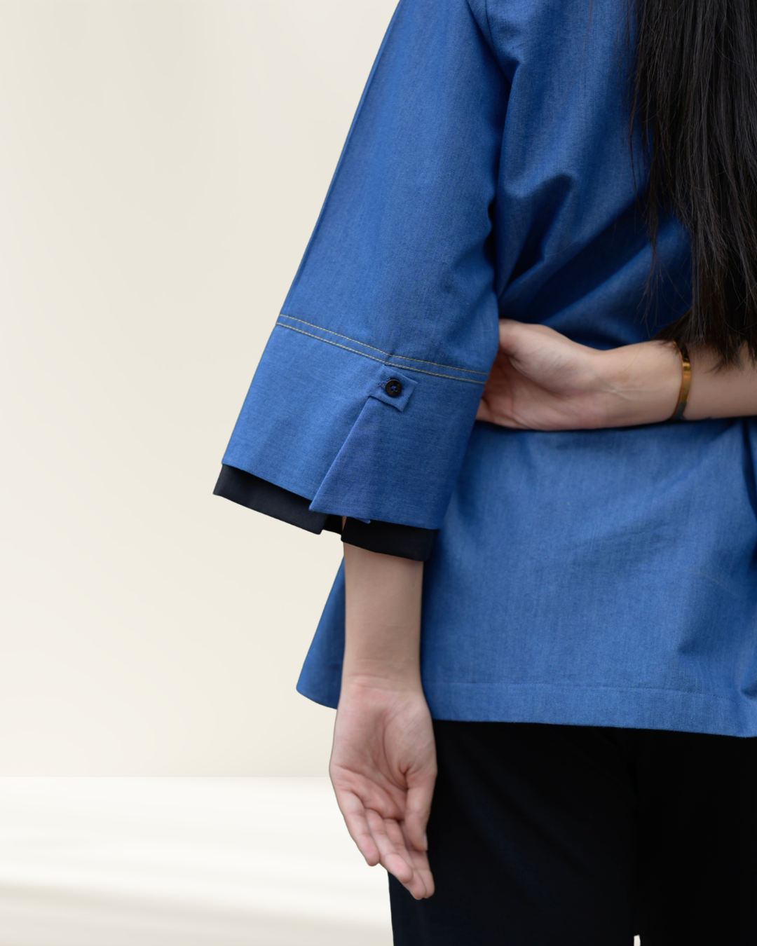 Indigo Noir Shirt – detail 3