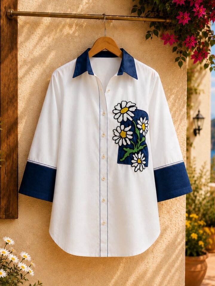Ivory Daisy Shirt