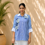 Azure Bloom Shirt