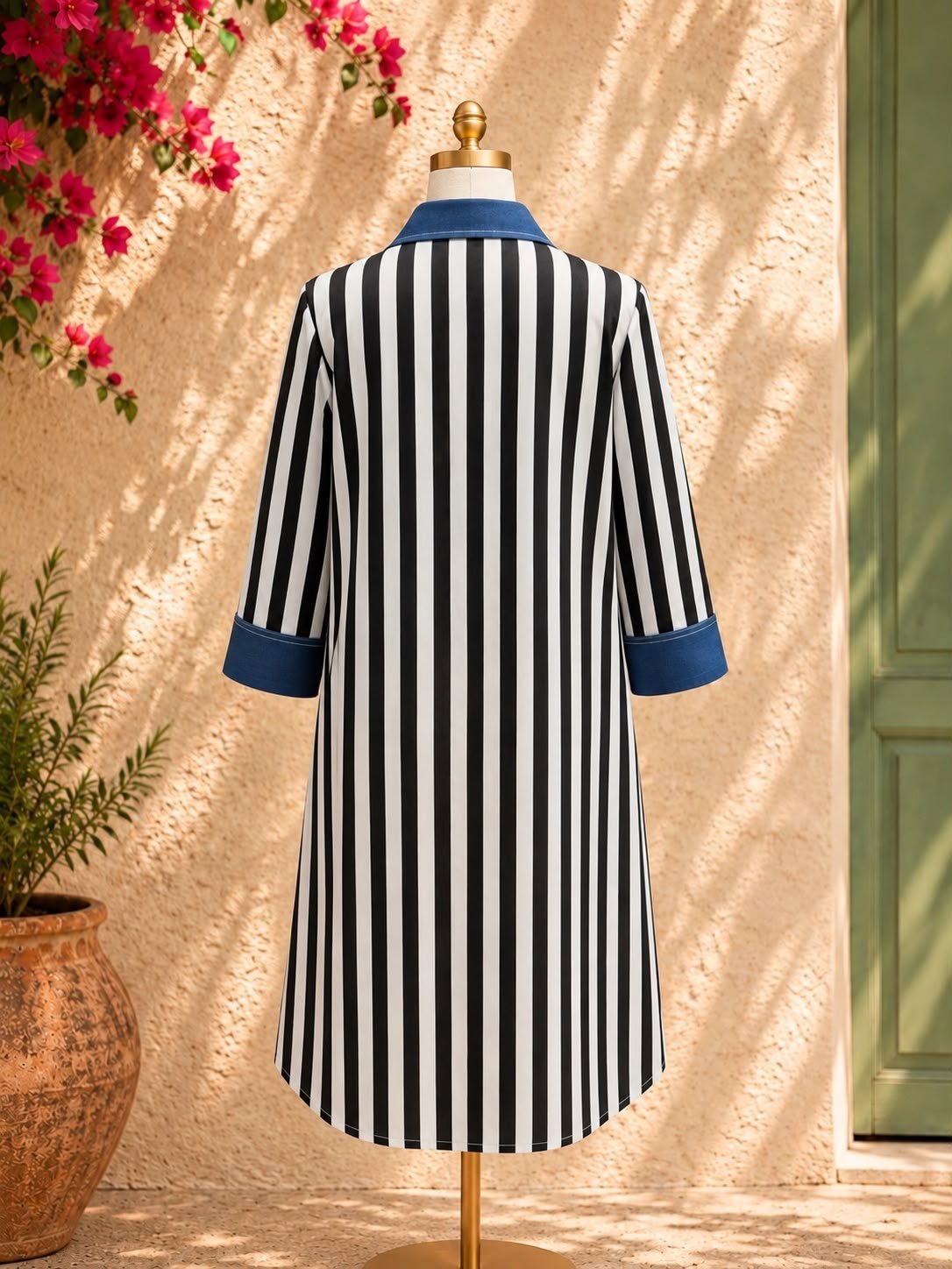 Bloom Stripe Dress – detail 4