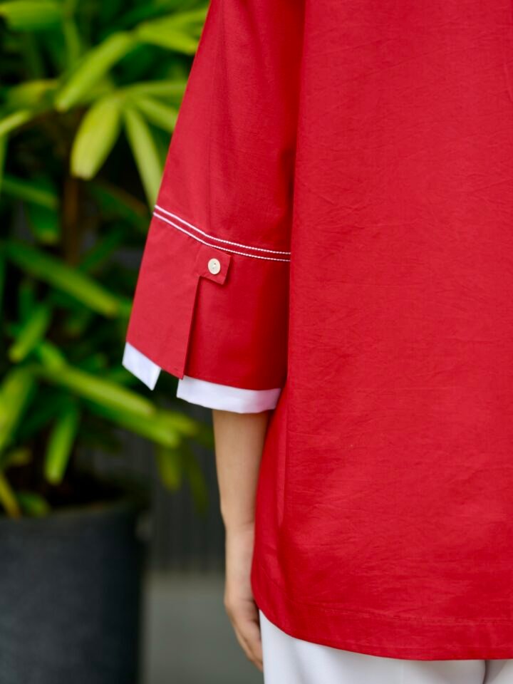 Crimson Vine Shirt – detail 3