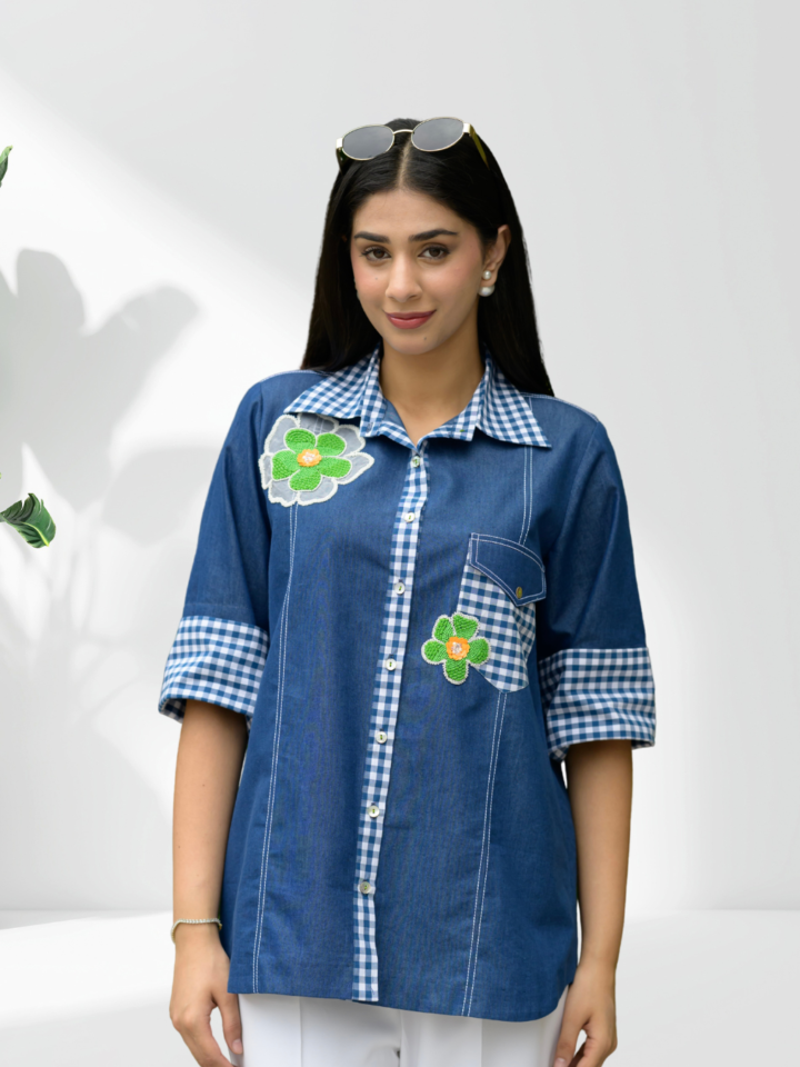Indigo Garden Shirt