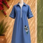 Slate Blossom Dress